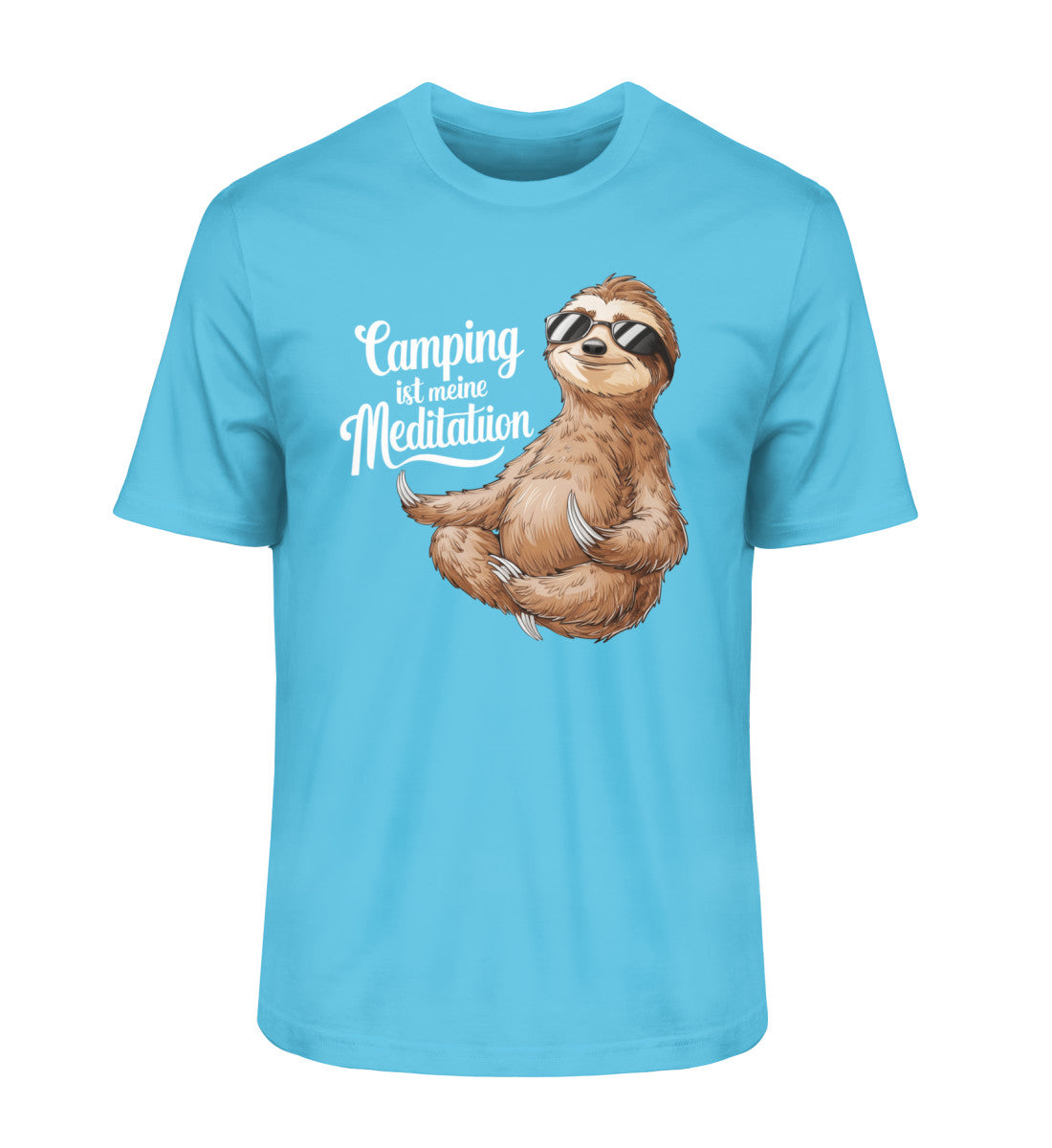 Camping ist Meditation - Herren Organic Shirt - LazyDonkeyDesign 