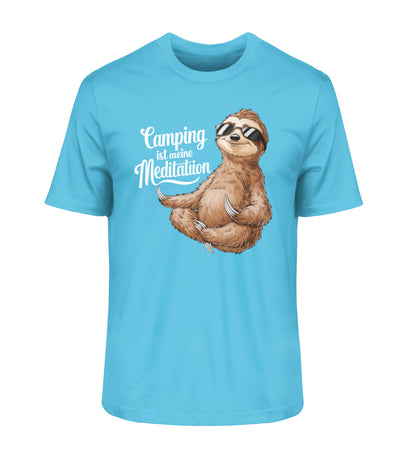 Camping ist Meditation - Herren Organic Shirt - LazyDonkeyDesign 
