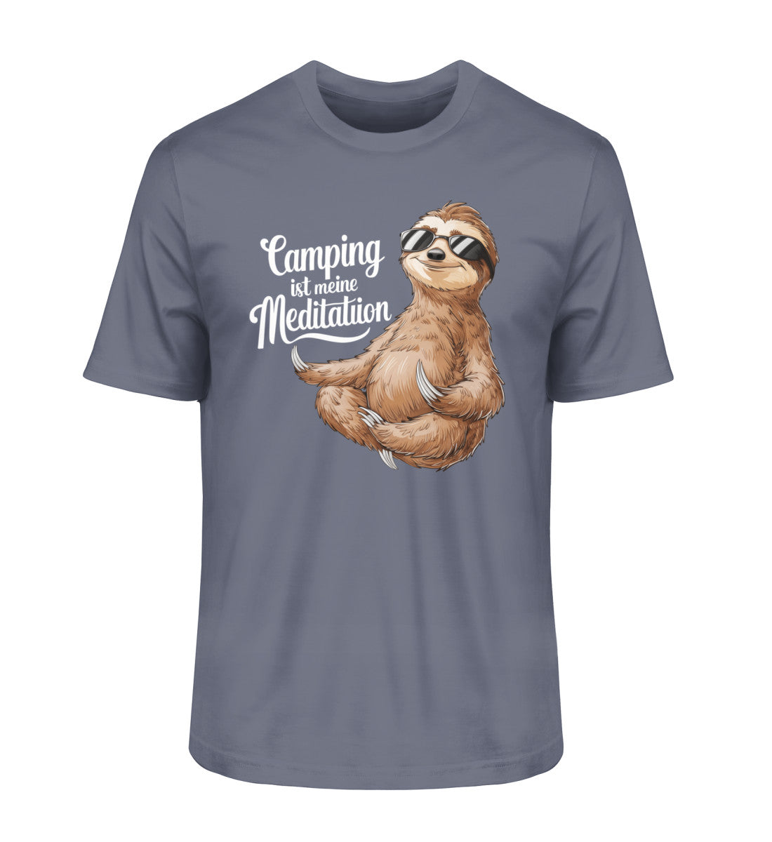 Camping ist Meditation - Herren Organic Shirt - LazyDonkeyDesign 