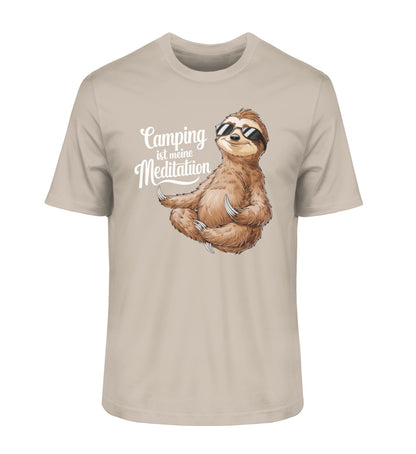 Camping ist Meditation - Herren Organic Shirt - LazyDonkeyDesign 