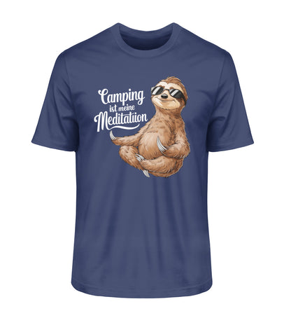 Camping ist Meditation - Herren Organic Shirt - LazyDonkeyDesign 