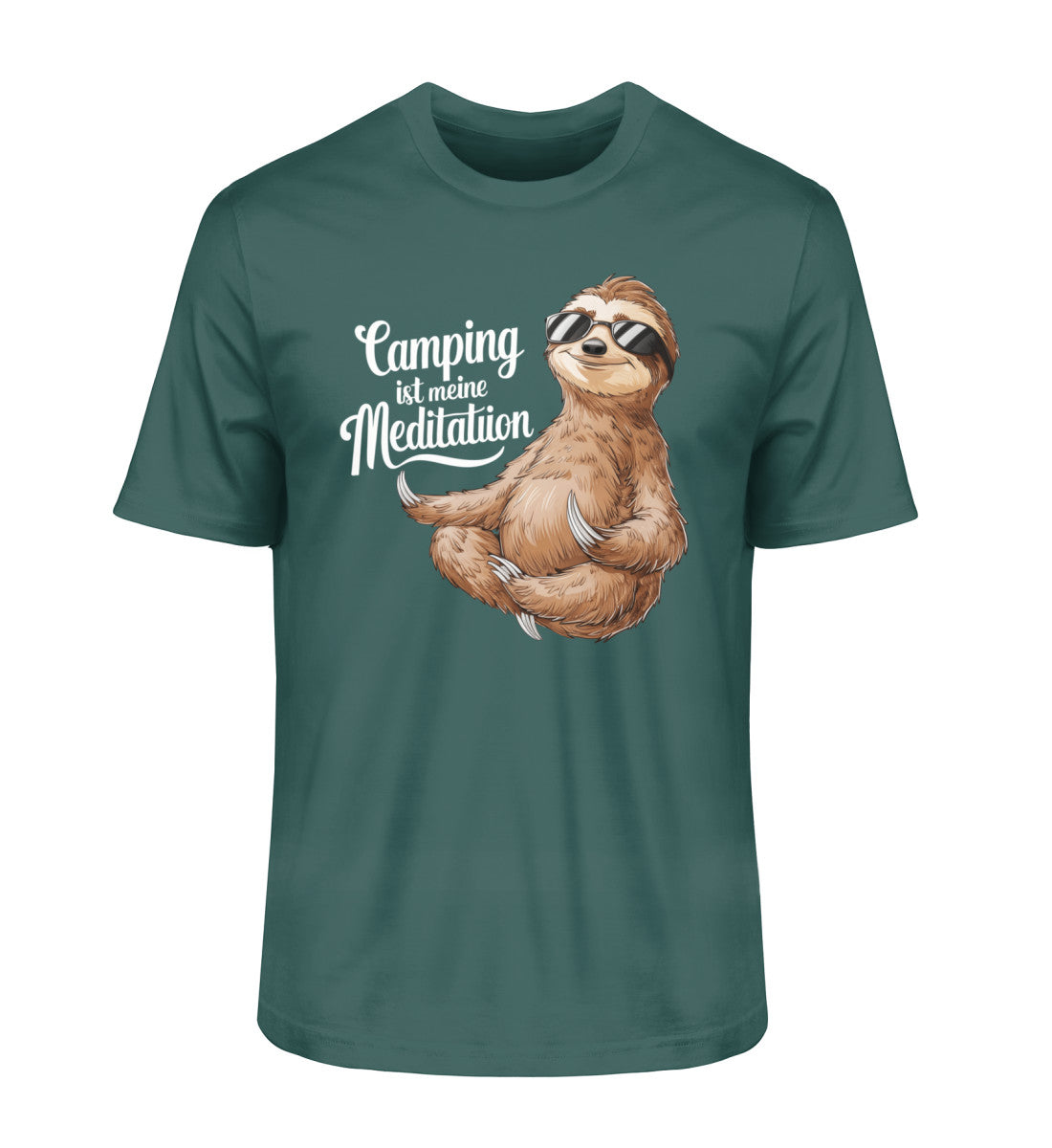 Camping ist Meditation - Herren Organic Shirt - LazyDonkeyDesign 