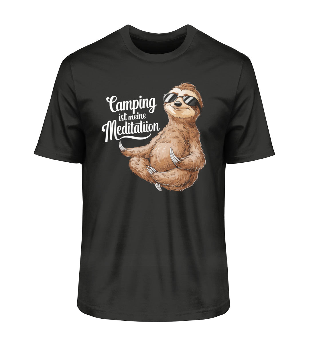 Camping ist Meditation - Herren Organic Shirt - LazyDonkeyDesign 