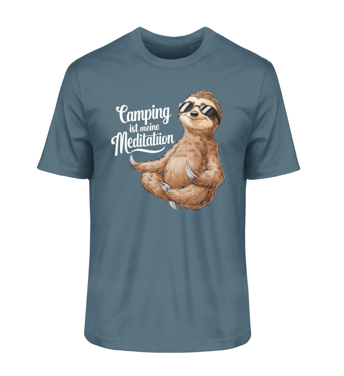 Camping ist Meditation - Herren Organic Shirt - LazyDonkeyDesign 