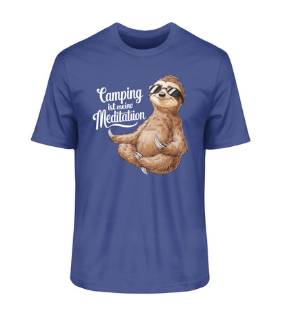 Camping ist Meditation - Herren Organic Shirt - LazyDonkeyDesign 