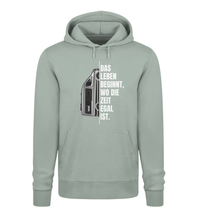 Camping ist Zeitlos - Damen Organic Hoodie - Vanlife - LazyDonkeyDesign 