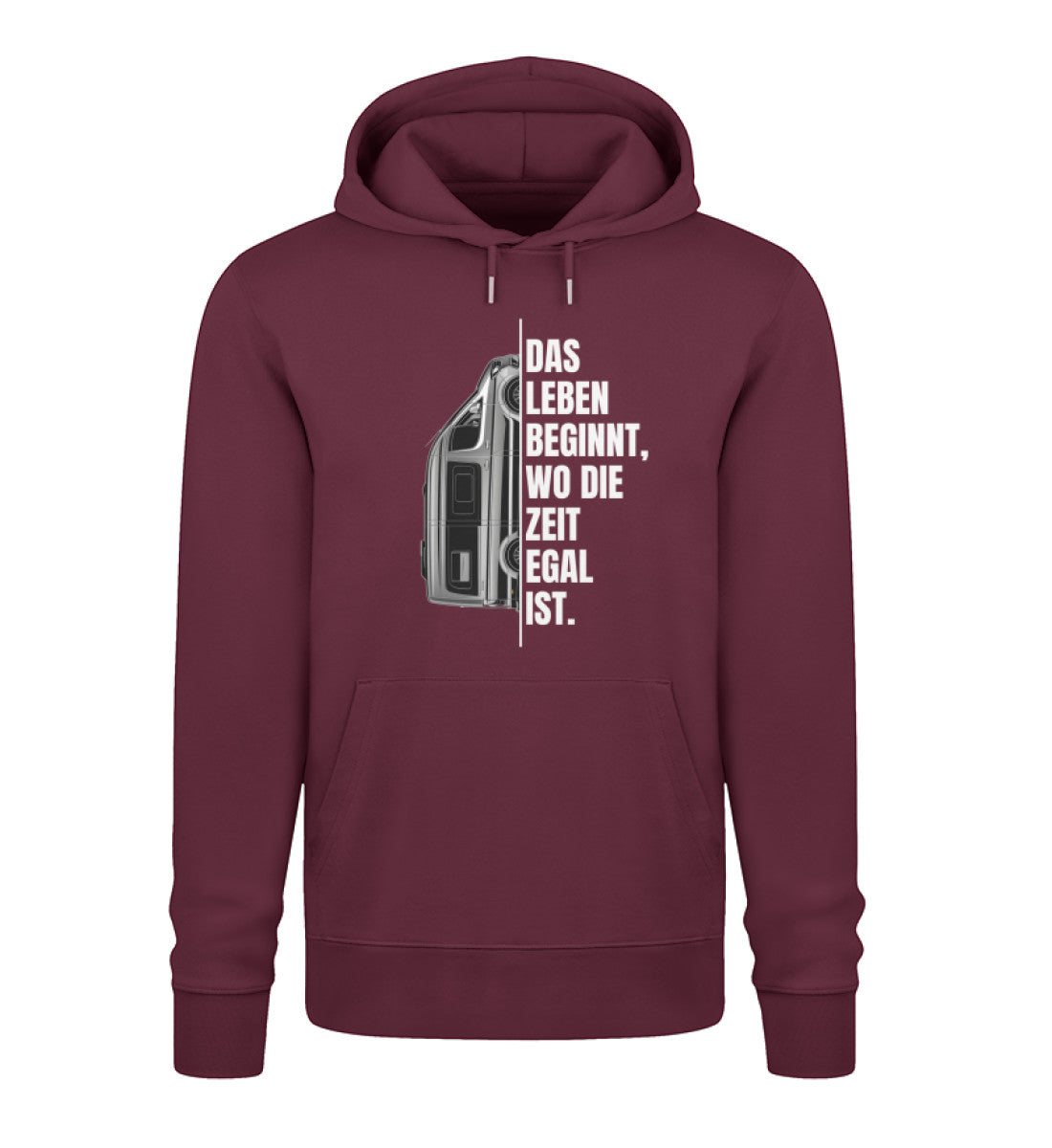 Camping ist Zeitlos - Damen Organic Hoodie - Vanlife - LazyDonkeyDesign 