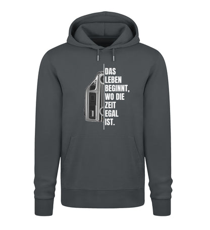 Camping ist Zeitlos - Damen Organic Hoodie - Vanlife - LazyDonkeyDesign 