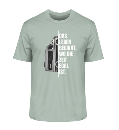 Camping ist Zeitlos - Herren Organic Shirt - Vanlife - LazyDonkeyDesign 
