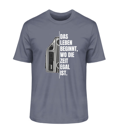 Camping ist Zeitlos - Herren Organic Shirt - Vanlife - LazyDonkeyDesign 