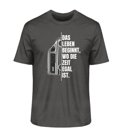 Camping ist Zeitlos - Herren Organic Shirt - Vanlife - LazyDonkeyDesign 