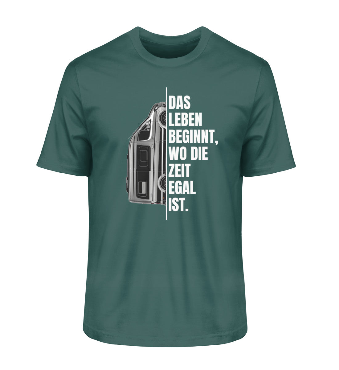 Camping ist Zeitlos - Herren Organic Shirt - Vanlife - LazyDonkeyDesign 