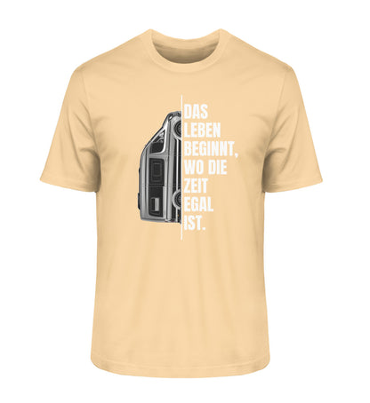 Camping ist Zeitlos - Herren Organic Shirt - Vanlife - LazyDonkeyDesign 