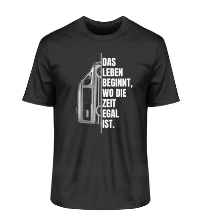 Camping ist Zeitlos - Herren Organic Shirt - Vanlife - LazyDonkeyDesign 