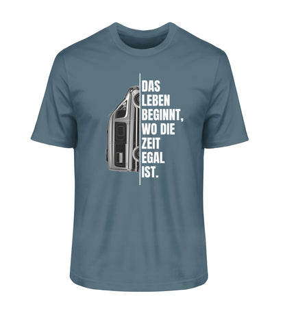 Camping ist Zeitlos - Herren Organic Shirt - Vanlife - LazyDonkeyDesign 