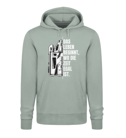 Camping ist Zeitlos - Herren Organic Hoodie - Wohnmobil - LazyDonkeyDesign 