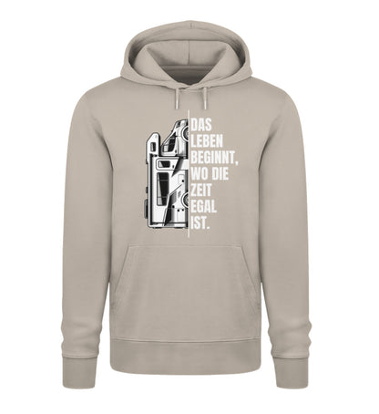 Camping ist Zeitlos - Herren Organic Hoodie - Wohnmobil - LazyDonkeyDesign 