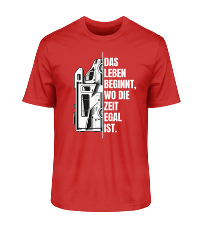 Camping ist Zeitlos - Herren Organic Shirt - Wohnmobil - LazyDonkeyDesign 