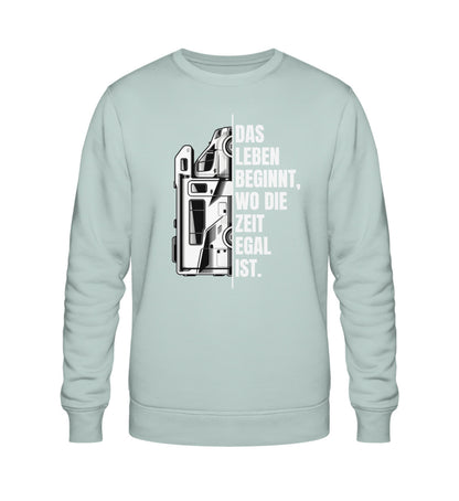 Camping ist Zeitlos - Herren Organic Sweatshirt - Wohnmobil - LazyDonkeyDesign 