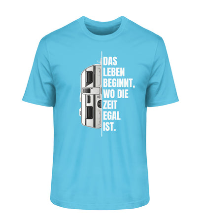 Camping ist Zeitlos - Herren Organic Shirt - Wohnwagen - LazyDonkeyDesign 