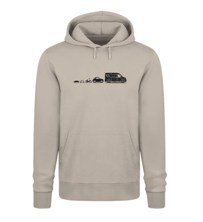 Evolution Vanlife - Herren Organic Hoodie - LazyDonkeyDesign 