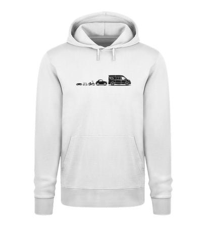 Evolution Vanlife - Herren Organic Hoodie - LazyDonkeyDesign 