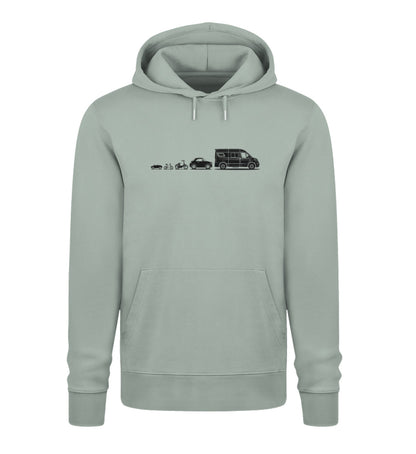 Evolution Vanlife - Herren Organic Hoodie - LazyDonkeyDesign 