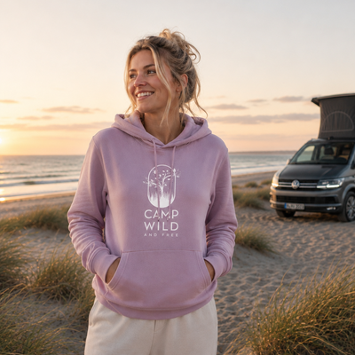 Wild and Free - Damen Camping Hoodie