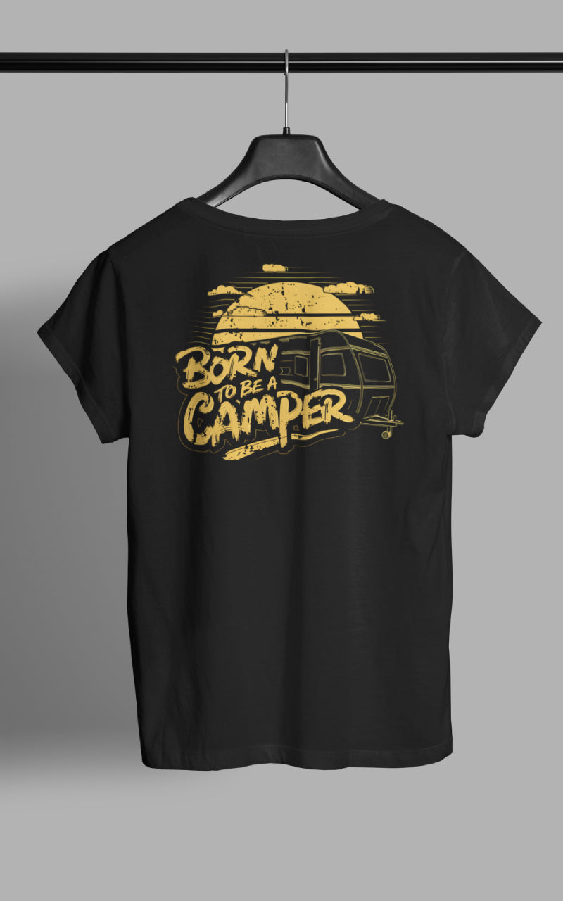 Damen Camping T-Shirt - Born to be a Camper