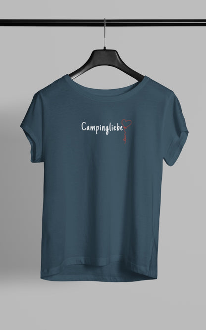 Damen Camping T-Shirt - Campingliebe Ballon