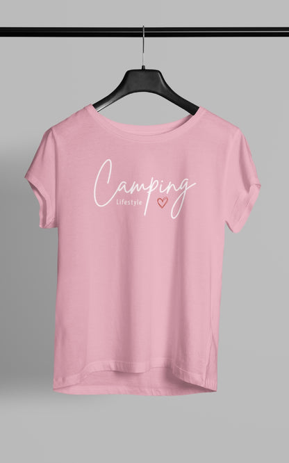 Damen Camping T-Shirt - Camping Lifestyle Liebe