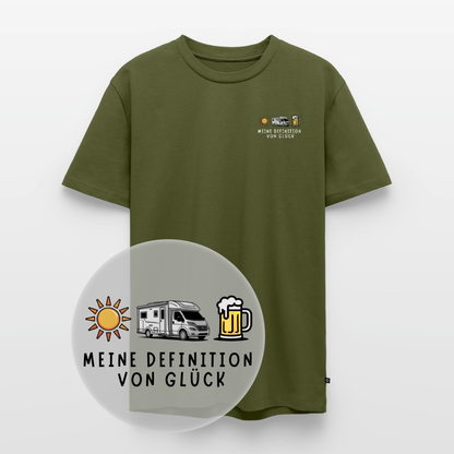 Definition von Glück - Herren Camping T-Shirt - Wohnmobil