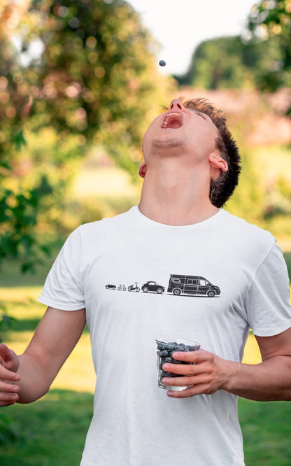 Herren Camping T-Shirt - Evolution Vanlife