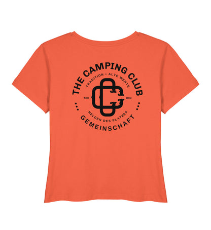 Camping Club - Damen Organic T-Shirt - LazyDonkeyDesign 