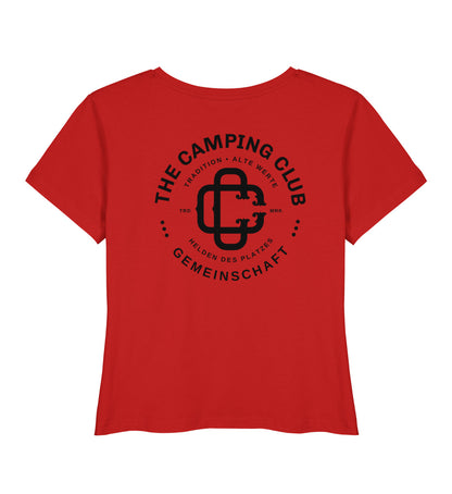 Camping Club - Damen Organic T-Shirt - LazyDonkeyDesign 