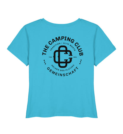 Camping Club - Damen Organic T-Shirt - LazyDonkeyDesign 