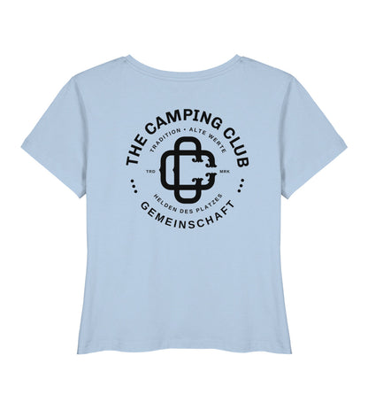 Camping Club - Damen Organic T-Shirt - LazyDonkeyDesign 