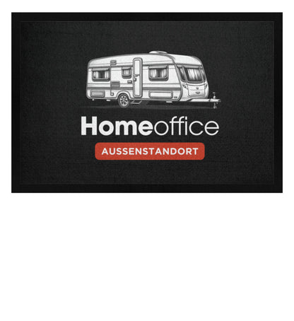 Wohnwagen Homeoffice - Camping Fußmatte - LazyDonkeyDesign 