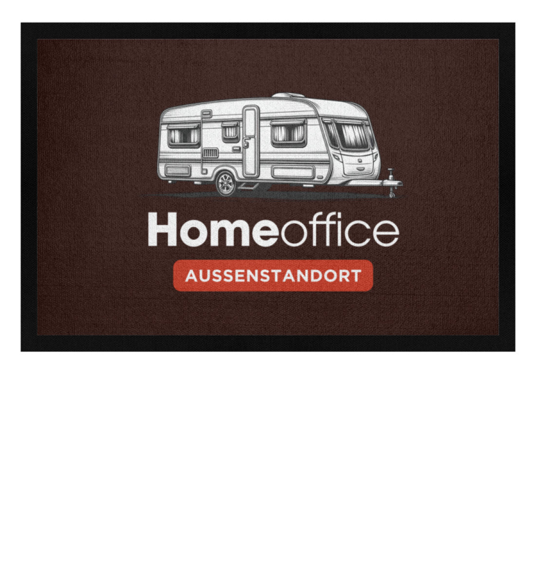 Wohnwagen Homeoffice - Camping Fußmatte - LazyDonkeyDesign 