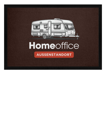 Wohnwagen Homeoffice - Camping Fußmatte - LazyDonkeyDesign 
