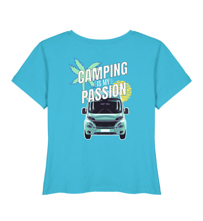Camping Passion - Damen Organic T-Shirt - LazyDonkeyDesign 