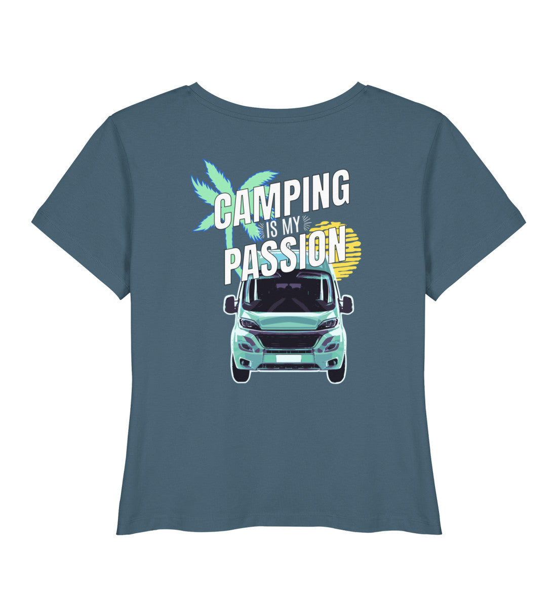 Camping Passion - Damen Organic T-Shirt - LazyDonkeyDesign 