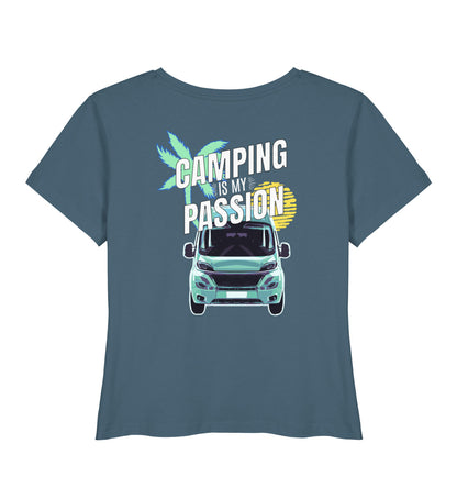 Camping Passion - Damen Organic T-Shirt - LazyDonkeyDesign 