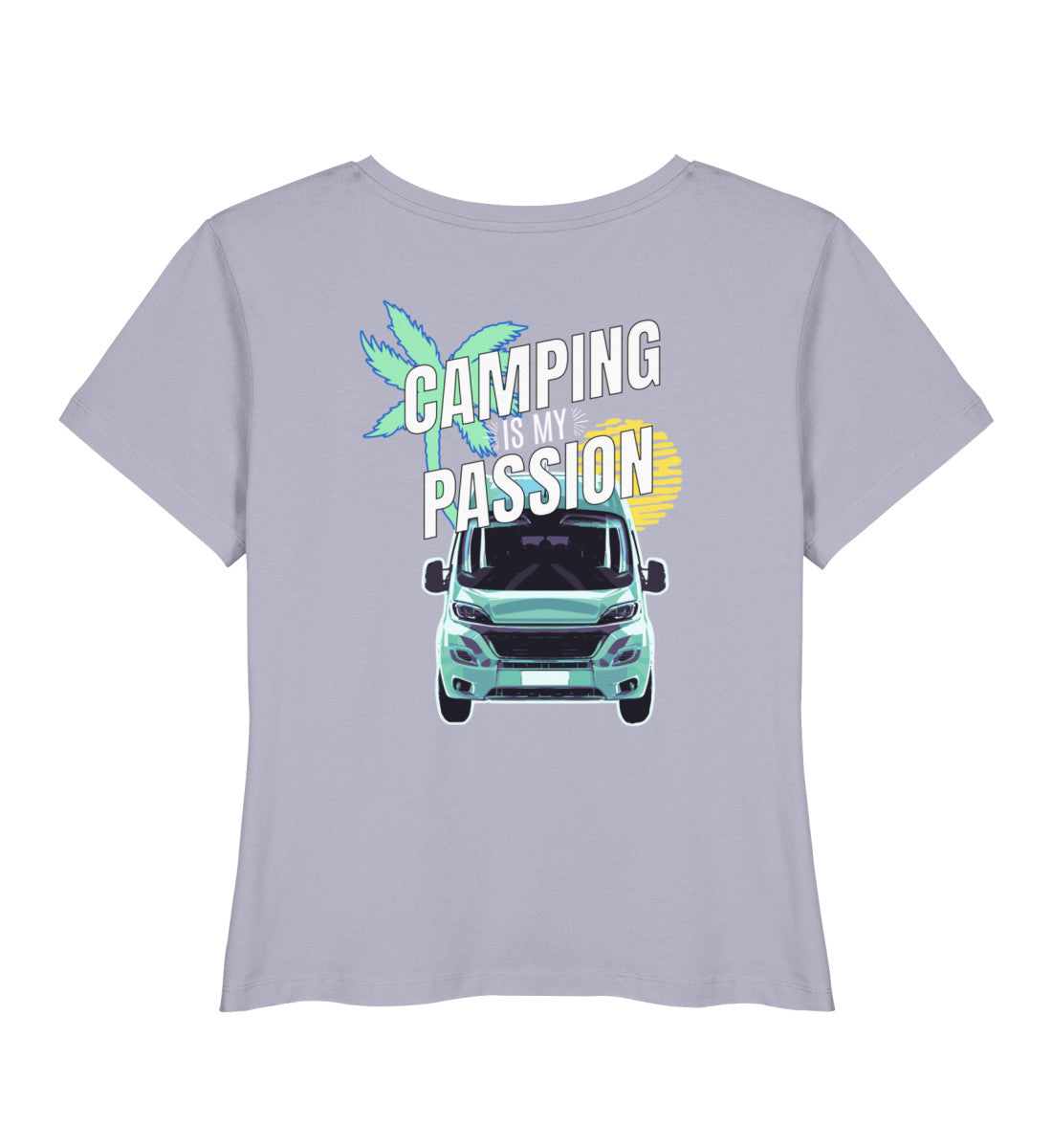 Camping Passion - Damen Organic T-Shirt - LazyDonkeyDesign 