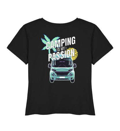 Camping Passion - Damen Organic T-Shirt - LazyDonkeyDesign 