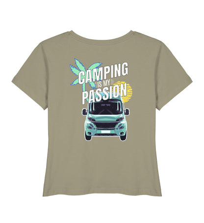 Camping Passion - Damen Organic T-Shirt - LazyDonkeyDesign 
