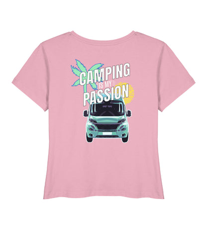 Camping Passion - Damen Organic T-Shirt - LazyDonkeyDesign 