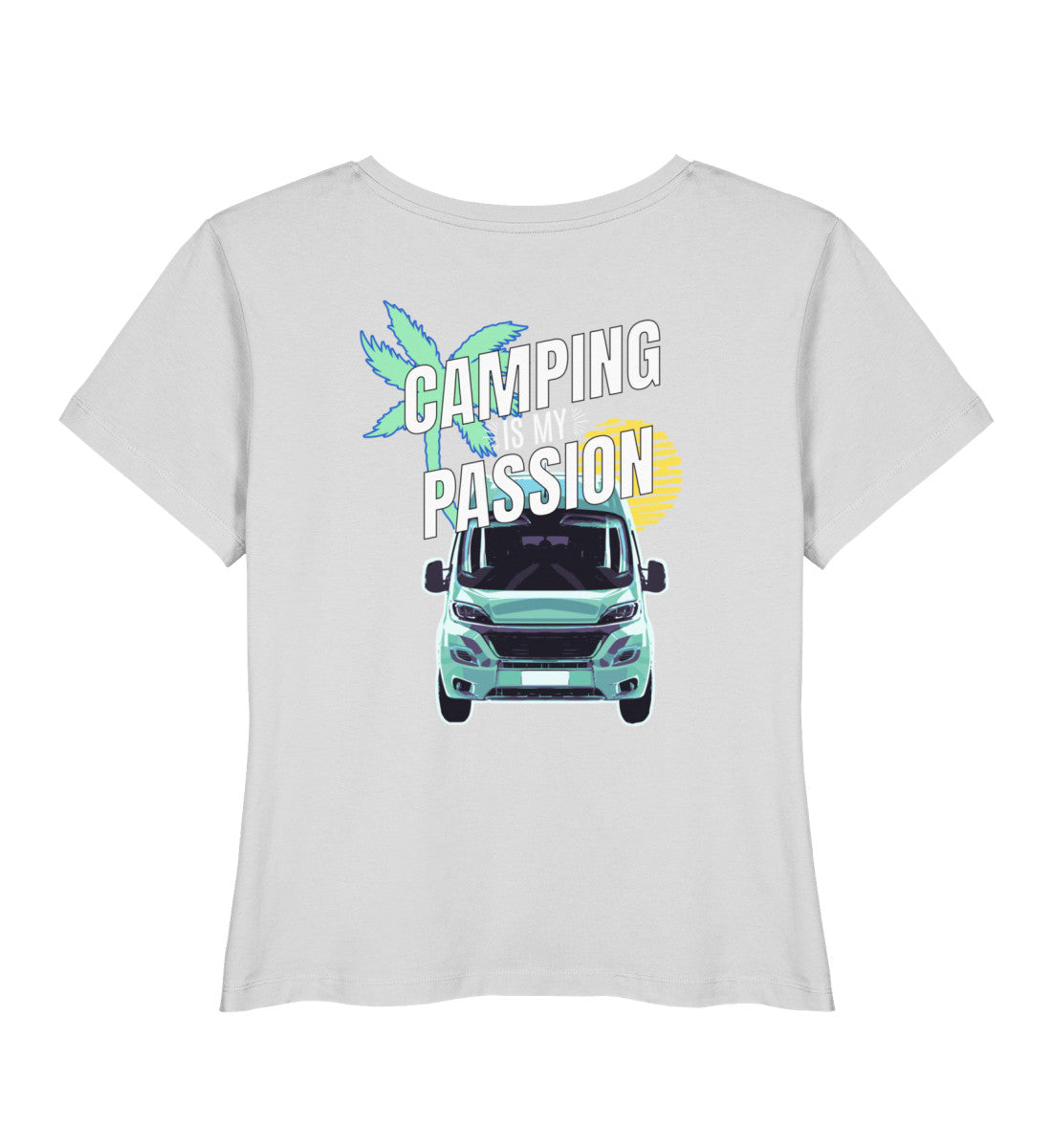 Camping Passion - Damen Organic T-Shirt - LazyDonkeyDesign 