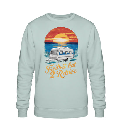 Freiheit hat 2 Räder - Herren Organic Shirt - Wohnwagen - LazyDonkeyDesign 