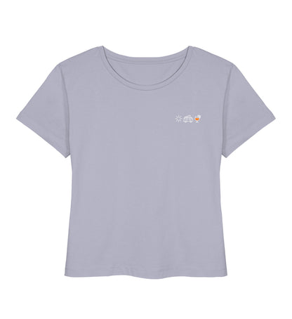 Sonne Bulli Bier - Damen Organic T-Shirt - LazyDonkeyDesign 